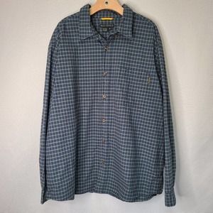 Royal Robbins Checkered Button Down Shirt XXL